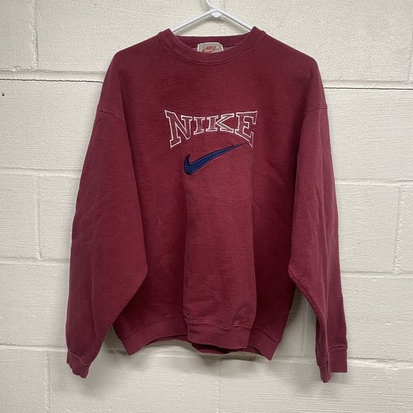 Nike Other - Vintage Nike Air Red Pullover Sweatshirt Crewneck Size Large USA Made